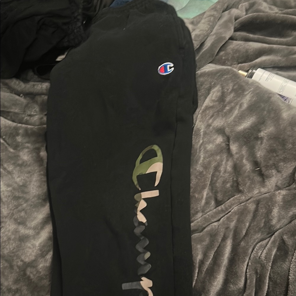 Champion Black Kids Sweatpants